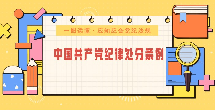 一图读懂·应知应会党纪法规丨《中国共产党纪律处分条例》