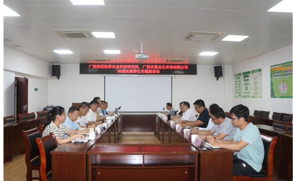 广西农垦龙北农场有限公司到广西南亚所调研交流